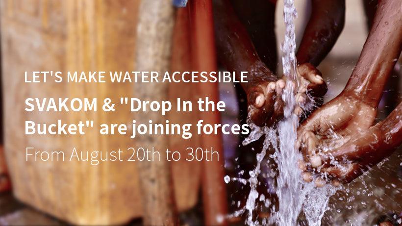 SVAKOM y “Drop In the Bucket” unen fuerzas para hacer que el agua sea accesible